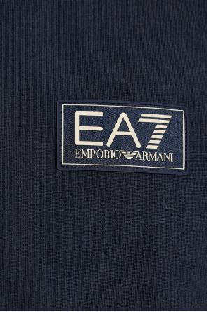 EA7 Emporio Armani Polo with logo patch