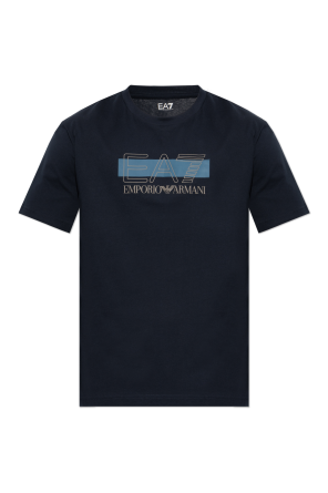 T-shirt with printed logo