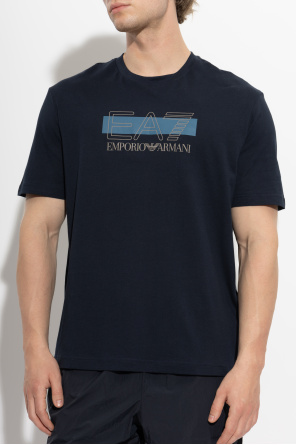 EA7 Emporio Armani Camiseta con logotipo estampado