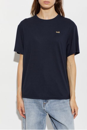EA7 Emporio Armani Camiseta con aplicación en forma de logo