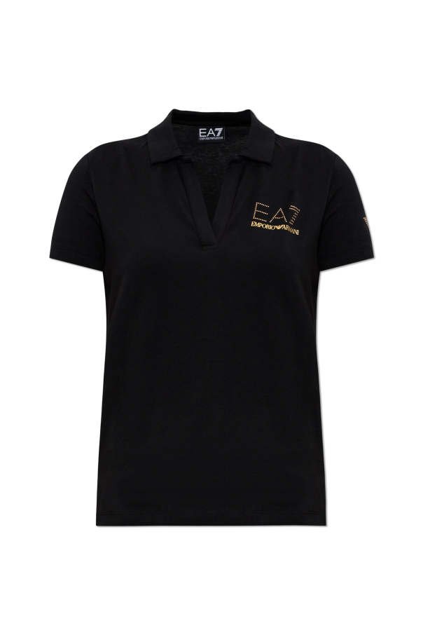 Polo with logo od EA7 Emporio Armani