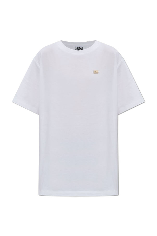 EA7 Emporio Armani Camiseta con parche con logo