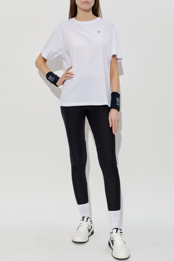 EA7 Emporio Armani Camiseta con parche con logo