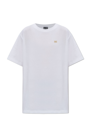 T-Shirt mit Logo-Aufnäher
