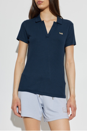 EA7 Emporio Armani Ribbed polo