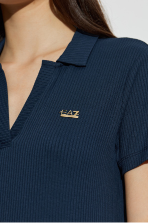 EA7 Emporio Armani Ribbed polo