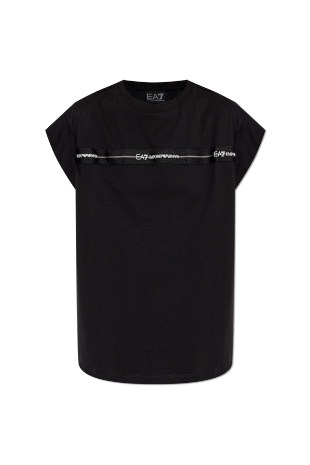 Top with printed logo od EA7 Emporio Armani