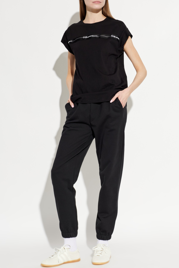 EA7 Emporio Armani Top with a printed logo