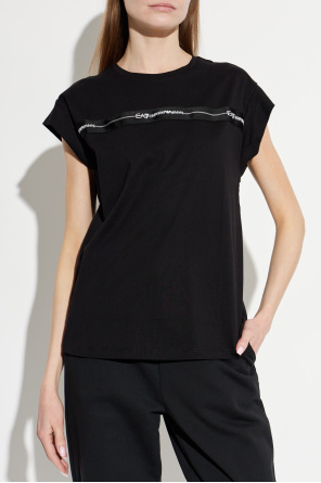 EA7 Emporio Armani Top with a printed logo
