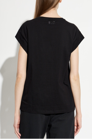 EA7 Emporio Armani Top with a printed logo