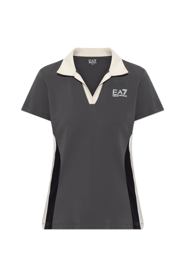 Polo with printed logo od EA7 Emporio Armani