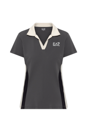 Polo mit aufgedrucktem Logo