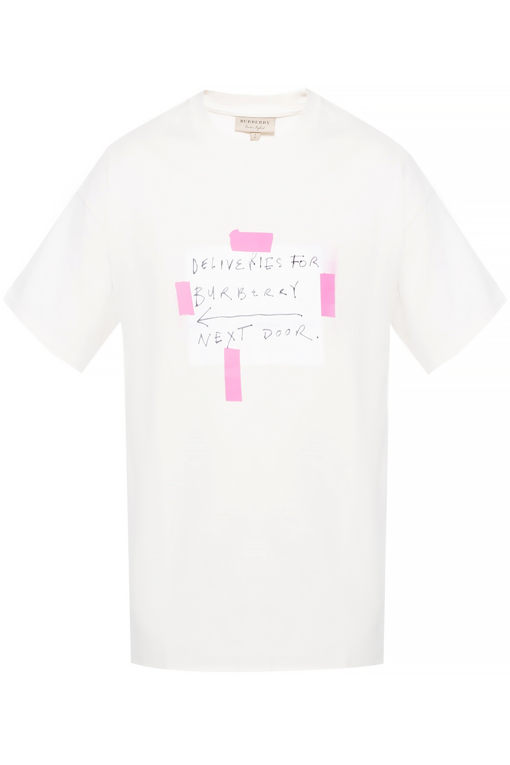 White Logo-printed T-shirt Burberry - Vitkac France