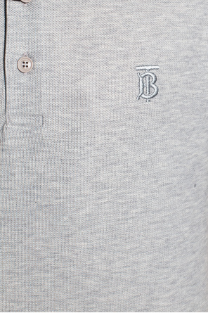 Burberry Polo Ralph Lauren Man's Blue Cotton With Logo Print