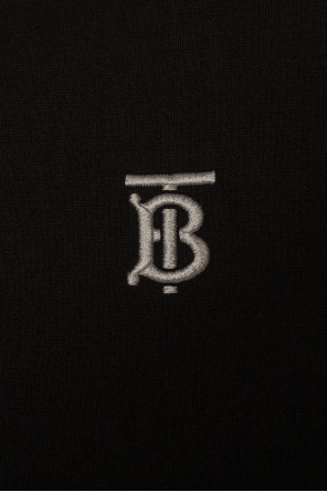 burberry rainbow Logo-embroidered T-shirt