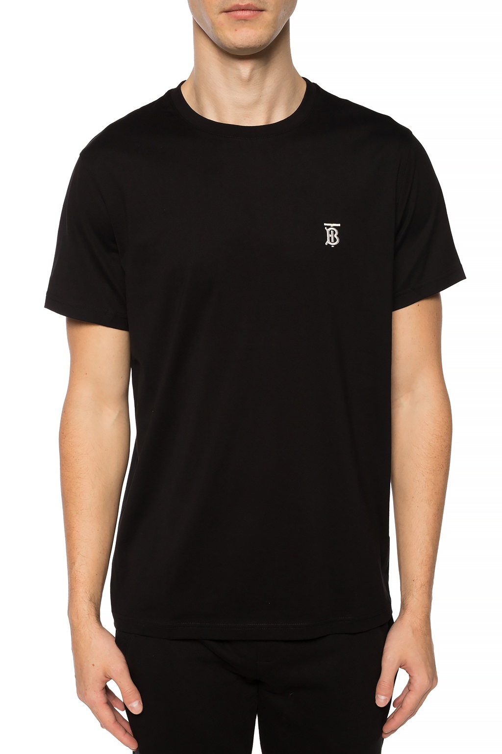 Burberry Logo-embroidered T-shirt