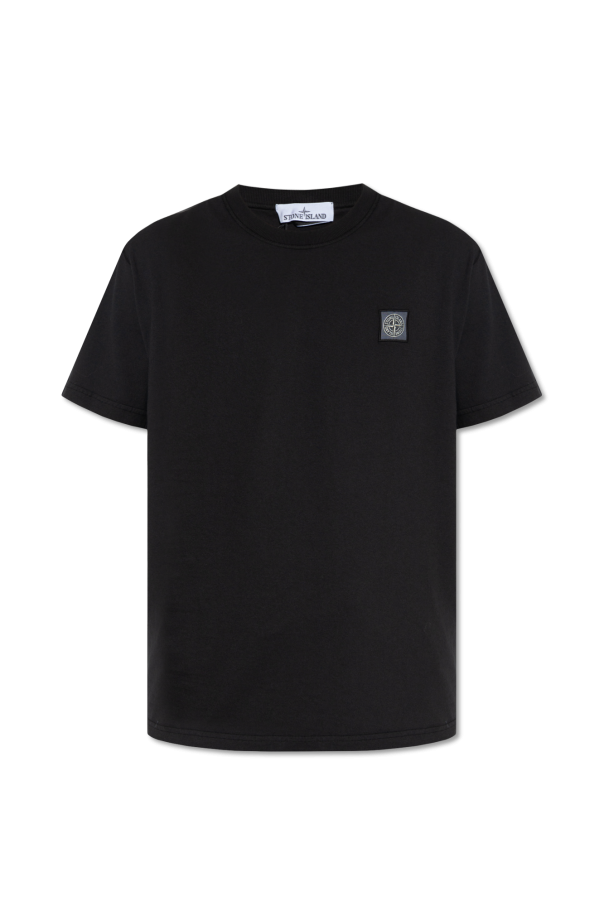 Stone Island T-shirt day with logo patch