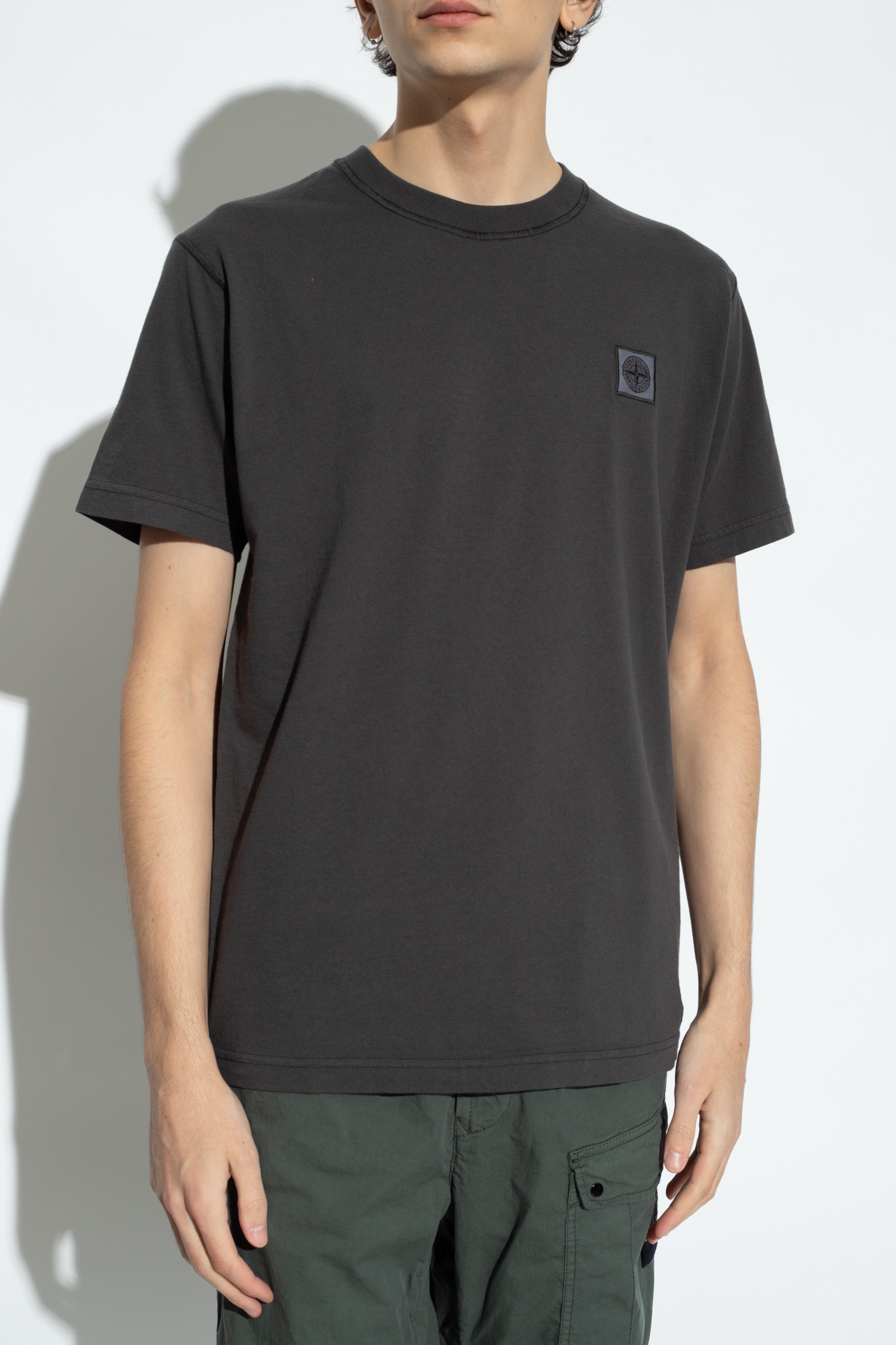 Stone Island T-shirt with logo patch