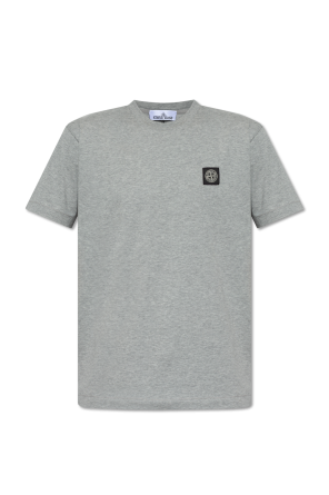 T-shirt with logo patch