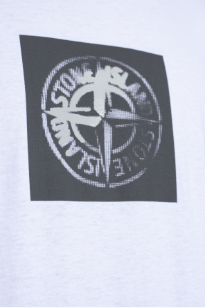Stone Island T-shirt z nadrukowanym logo