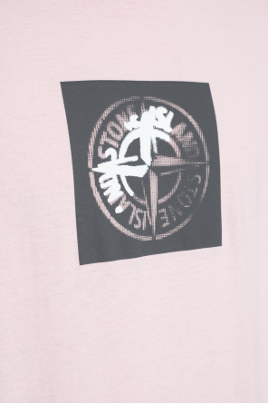 Stone Island T-shirt z nadrukowanym logo