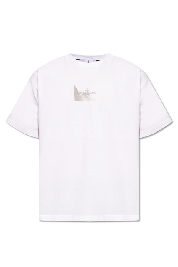 T-shirt with logo od Stone Island
