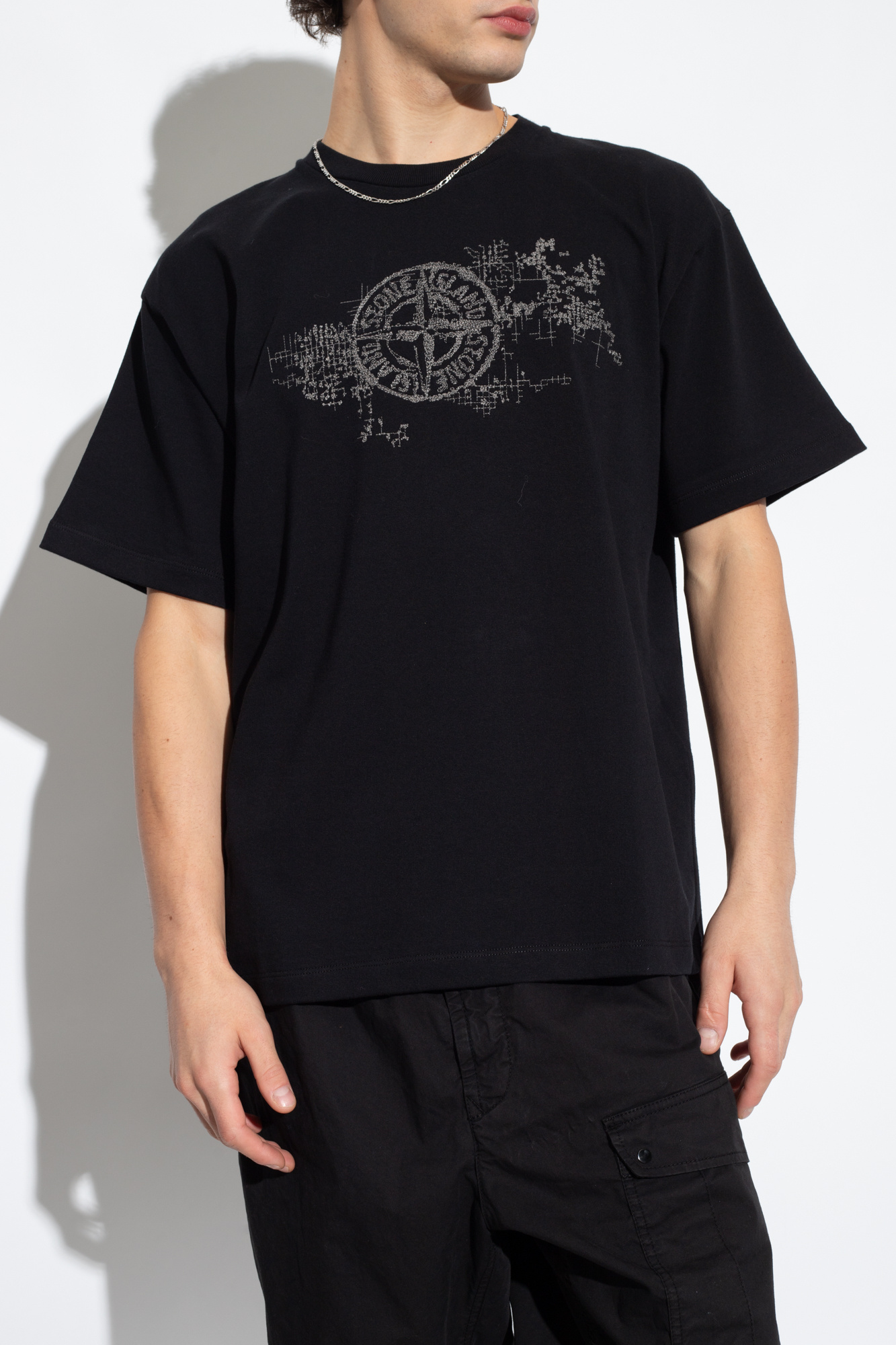 Stone Island T-shirt with logo