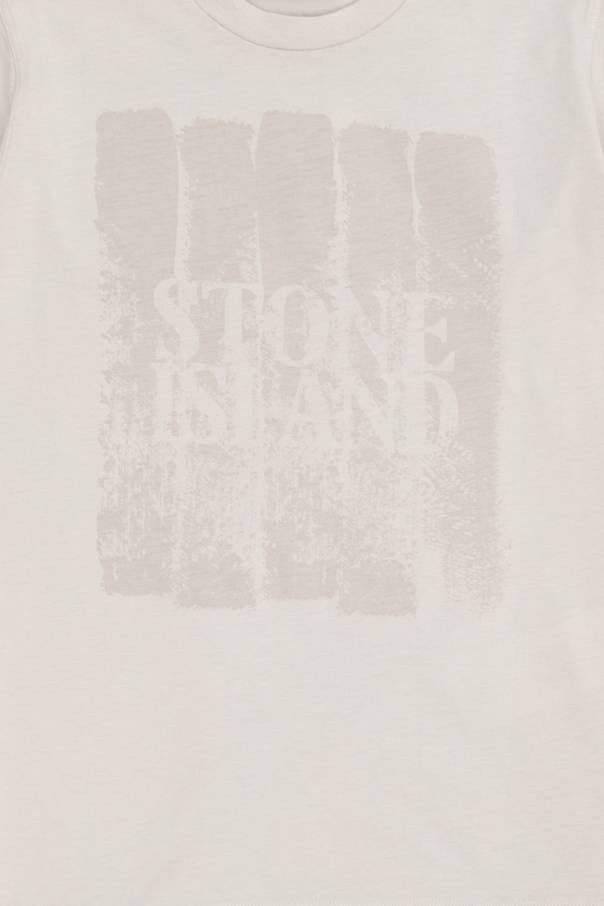 Stone Island Kids T-shirt z nadrukiem