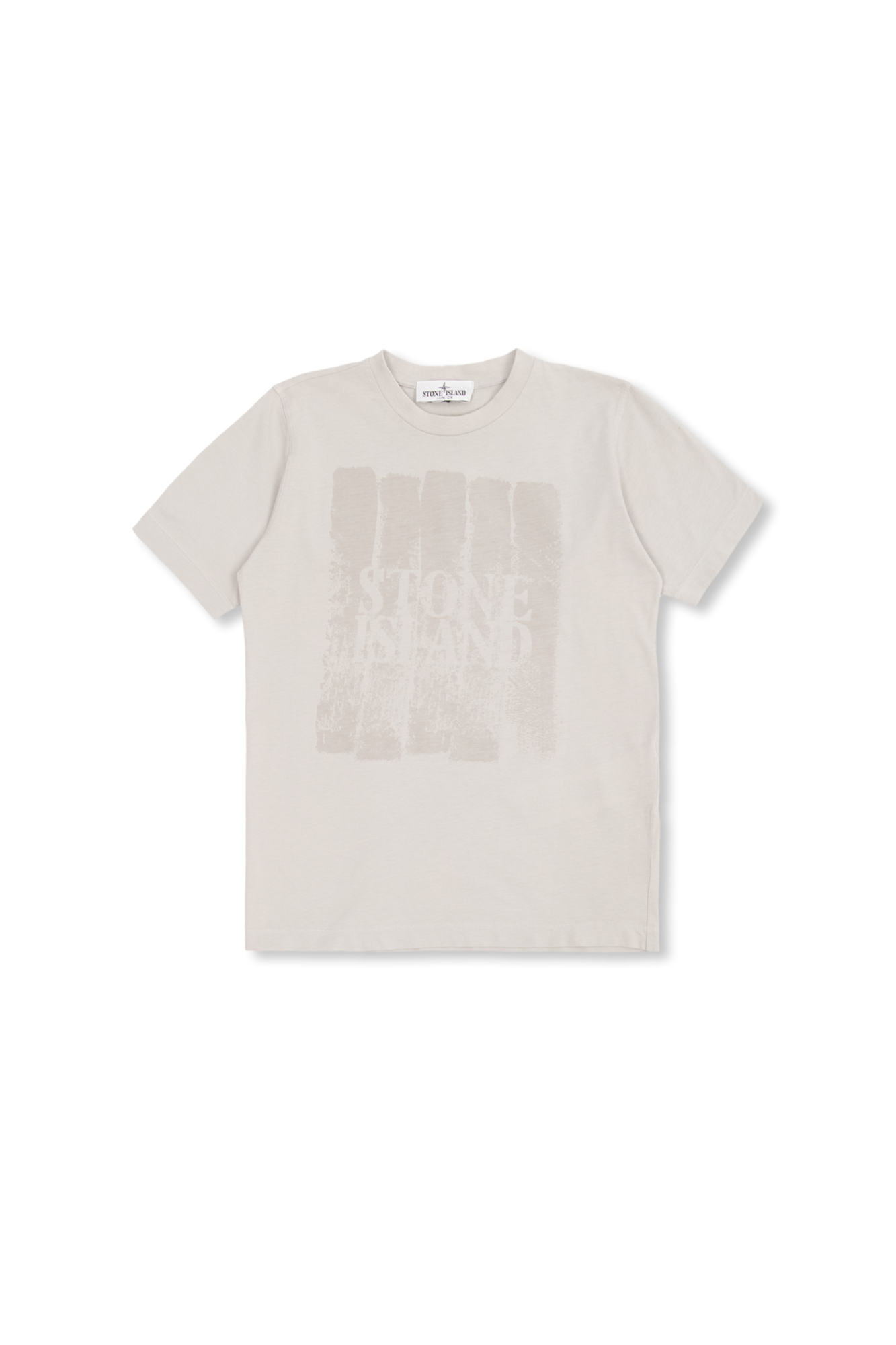 A BATHING APE® Logo-Camo Shark T-shirt wear Printed T-shirt