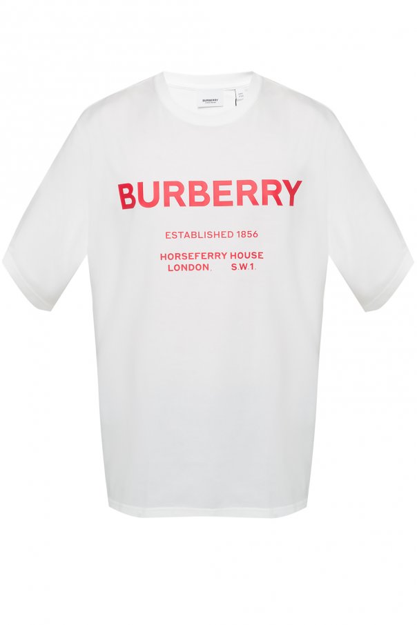 White Logo-printed T-shirt Burberry - Vitkac Ukraine