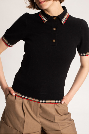 Burberry Wool belts polo shirt