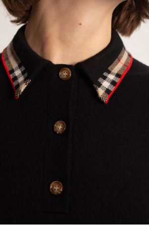 Burberry Wool belts polo shirt