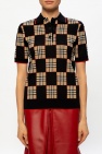 Burberry beige Checked polo shirt
