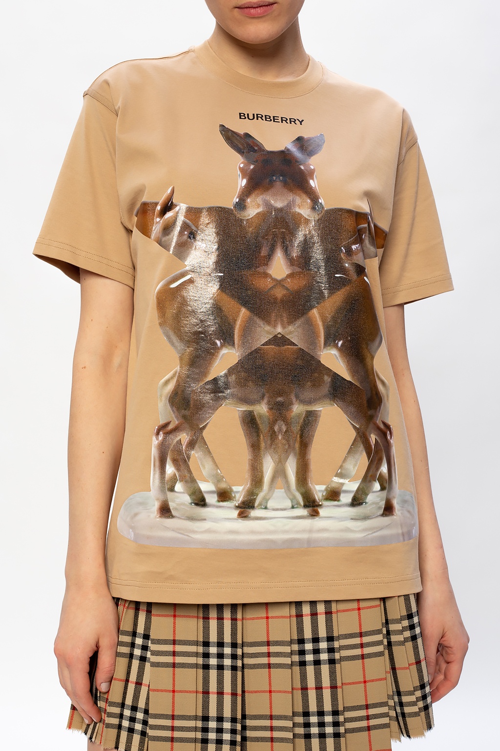 Burberry T-shirt with animal print