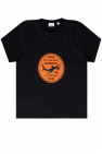 burberry check-pattern Logo-printed T-shirt