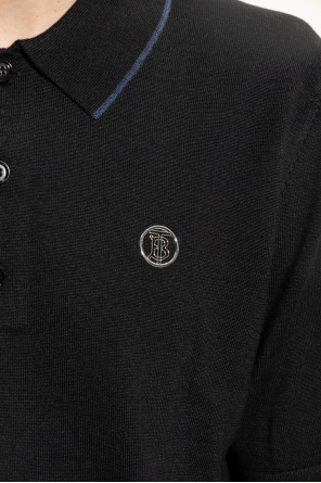 Burberry CREWNECK polo shirt with logo