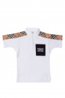 Burberry Kids face-patch polo shirt