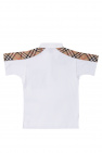 Burberry Kids face-patch polo shirt