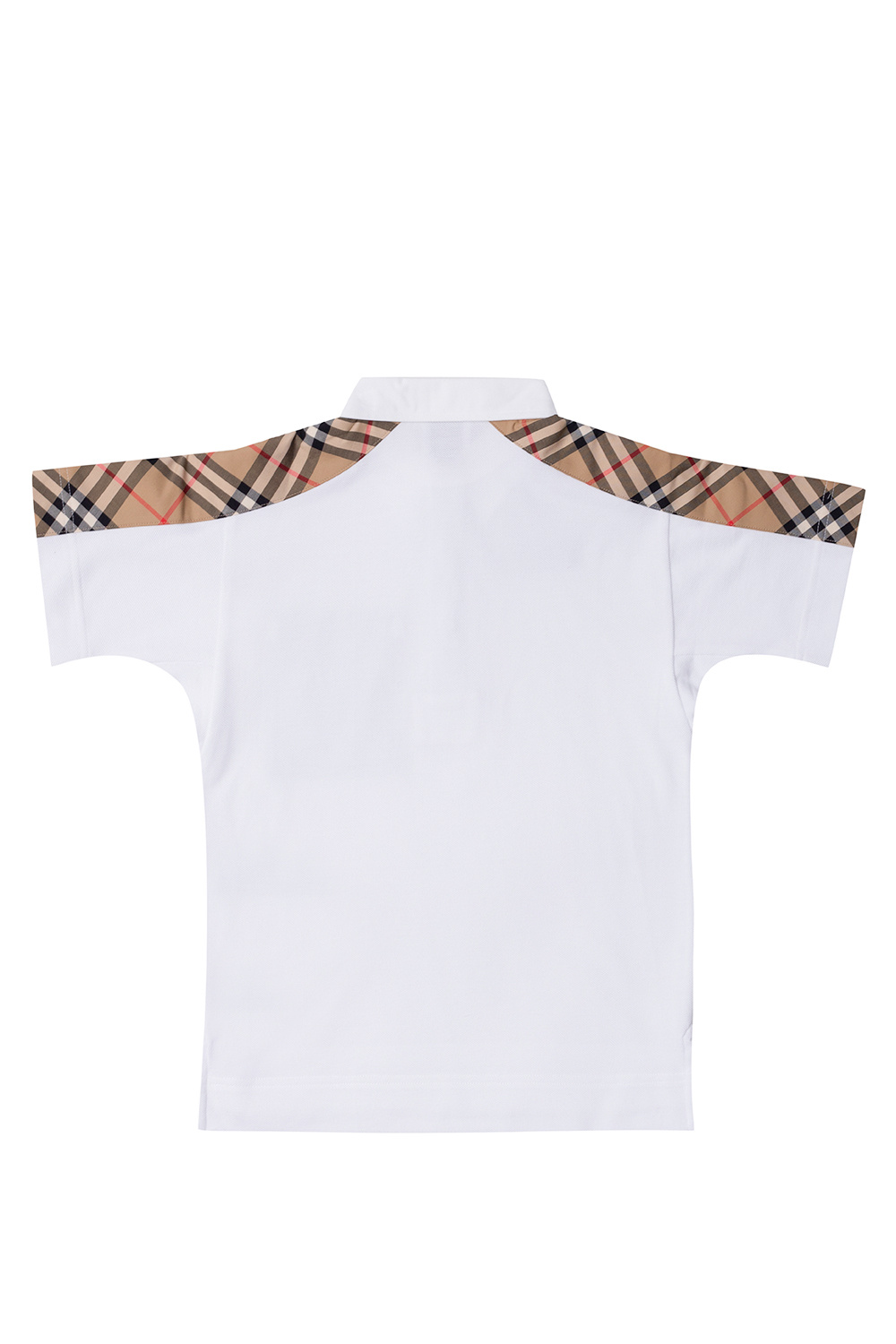 Burberry Kids Long Sleeve Rib Polo