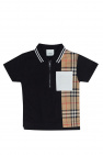 Burberry Kids Agnona Blue Cashmere Polo