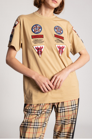 Burberry T-shirt with patches
