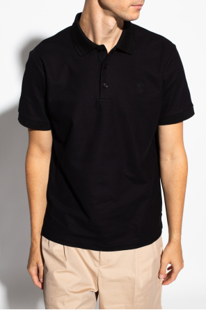 Burberry Massimo Alba short-sleeve linen polo-shirt