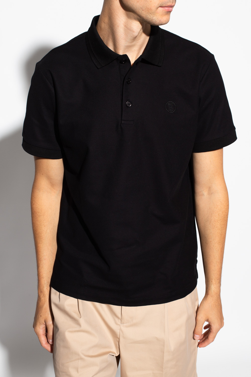 Burberry Logo-embroidered For polo shirt