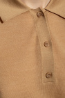 Burberry ‘Madeline’ wool polo Logo-Stickerei shirt