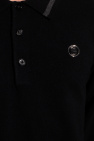 Burberry Long-sleeved cashmere polo shirt