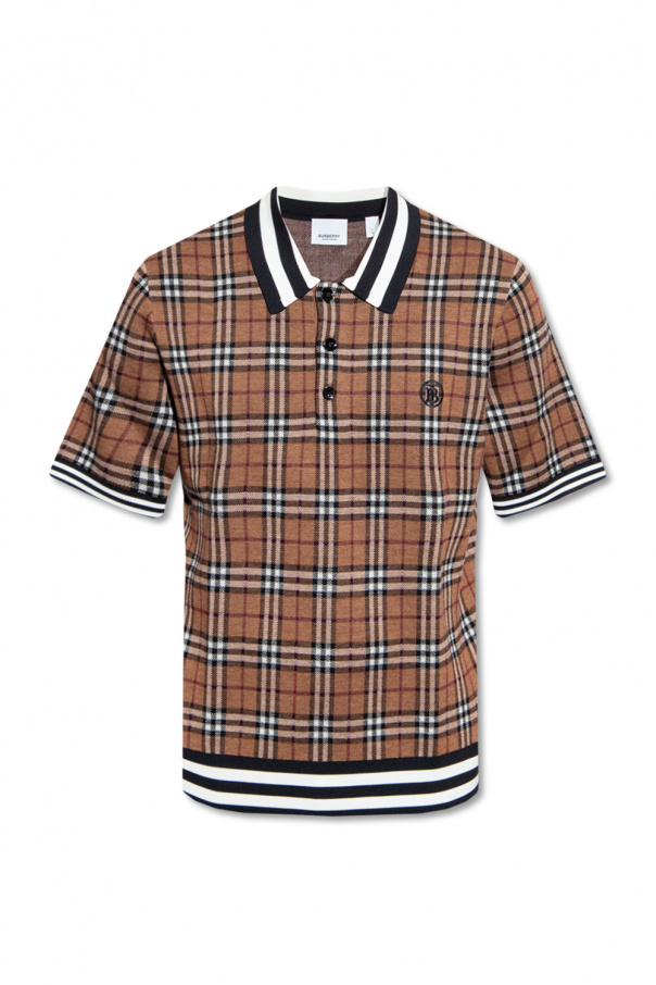 Burberry ‘Makeham’ wool polo William shirt