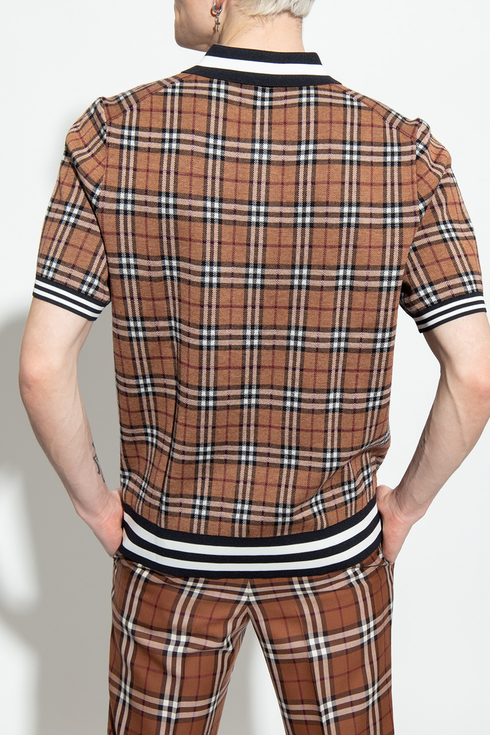 Burberry ‘Makeham’ wool Camisa polo shirt