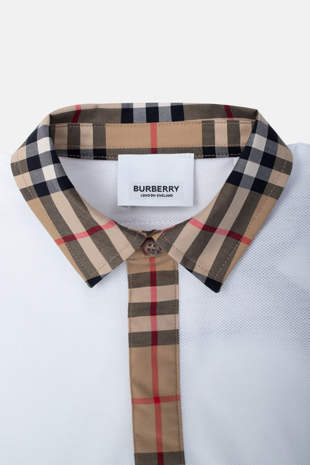 Burberry Kids ‘Johane’ polo shirt with logo