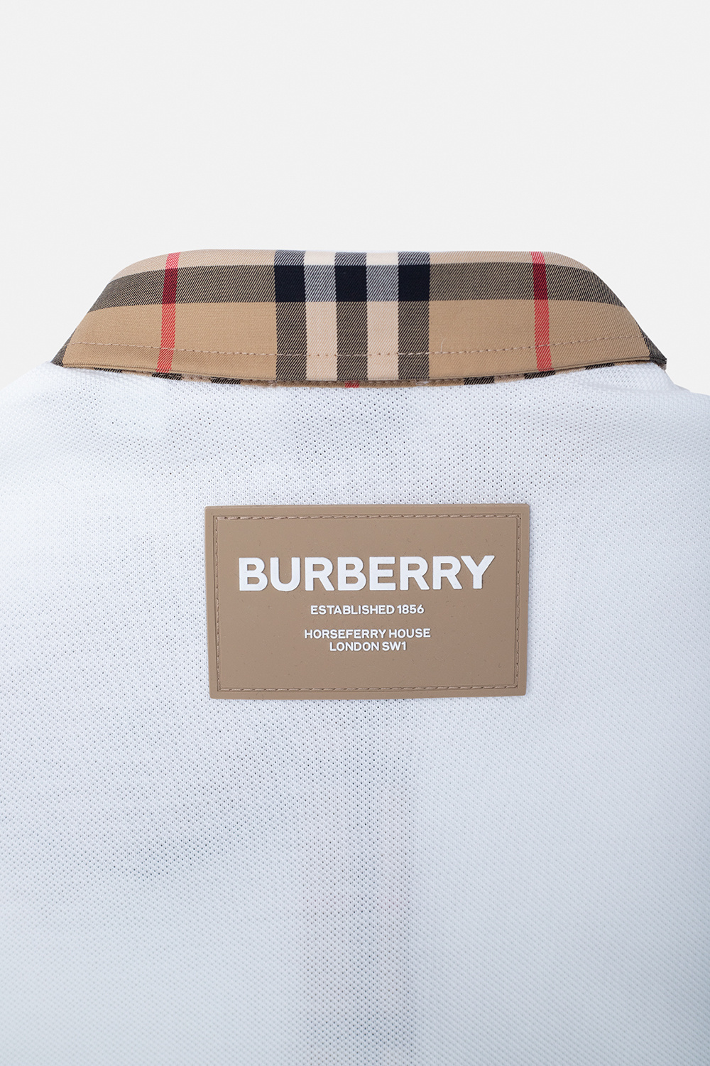 Burberry Kids ‘Johane’ polo Coton shirt with logo