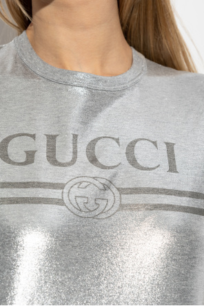 Gucci T-shirt with Lurex thread